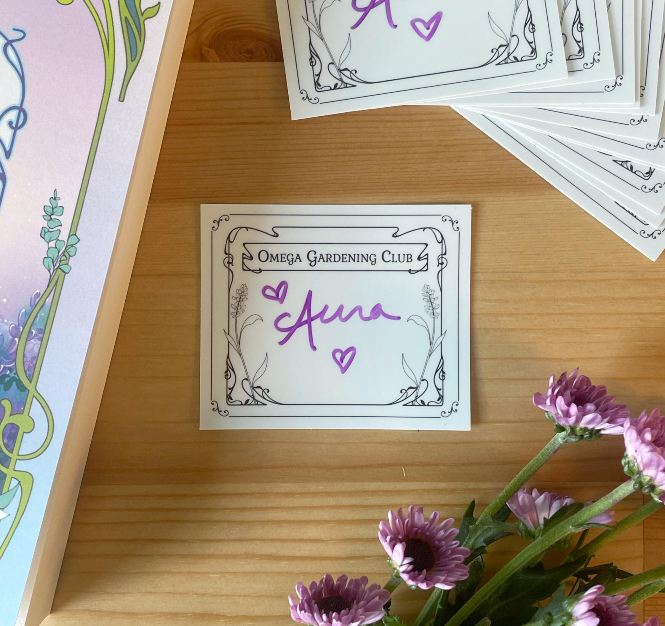 Bookplate Bookplate sticker signed by Aura Frost